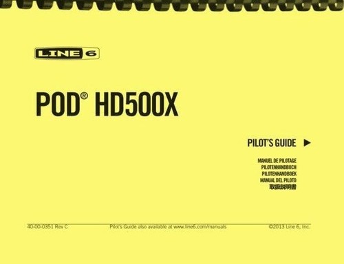 Line pod hd500x pilot - line,